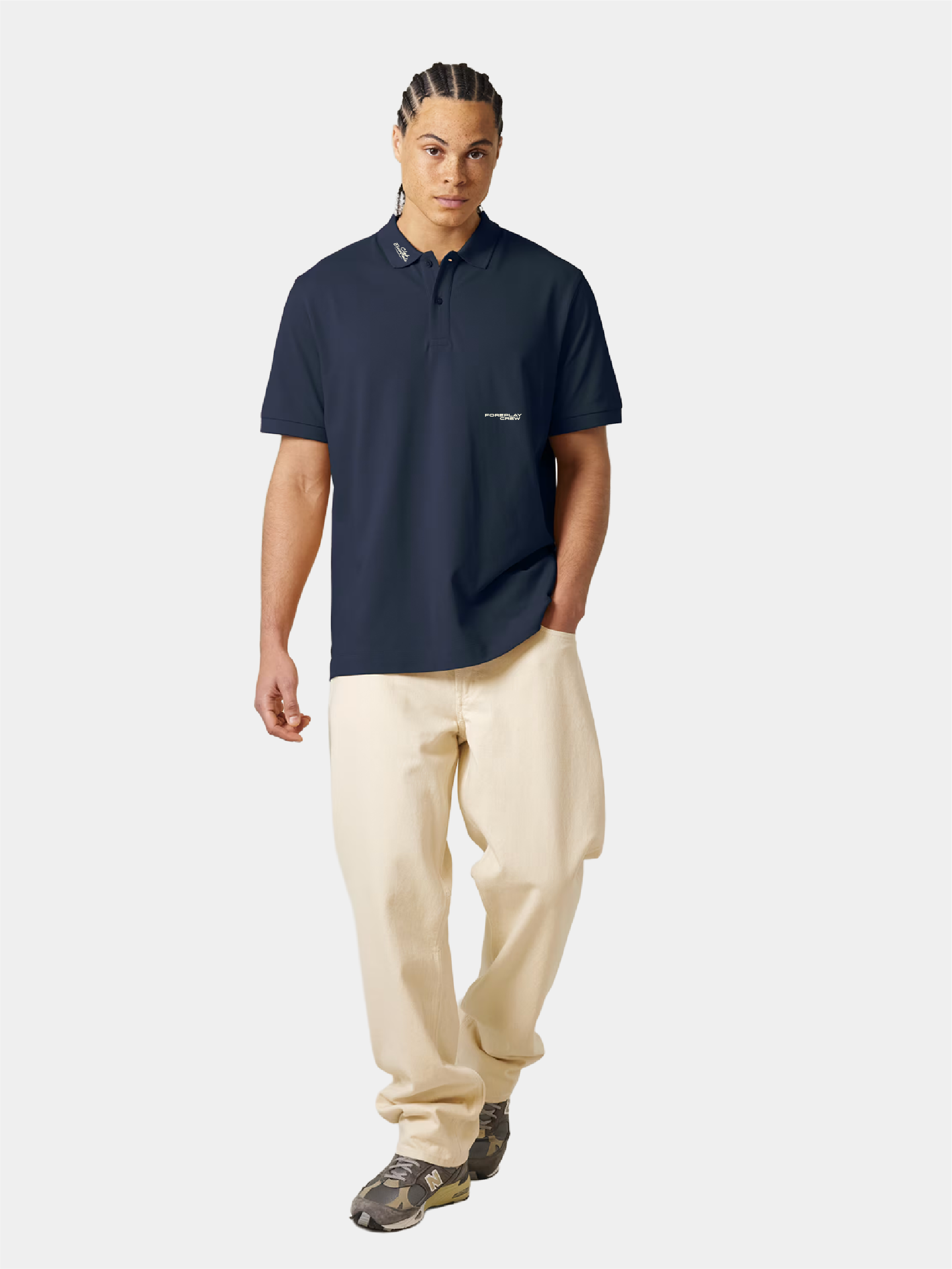 Foreplay Crew | Club Essentials Core Polo | French Navy