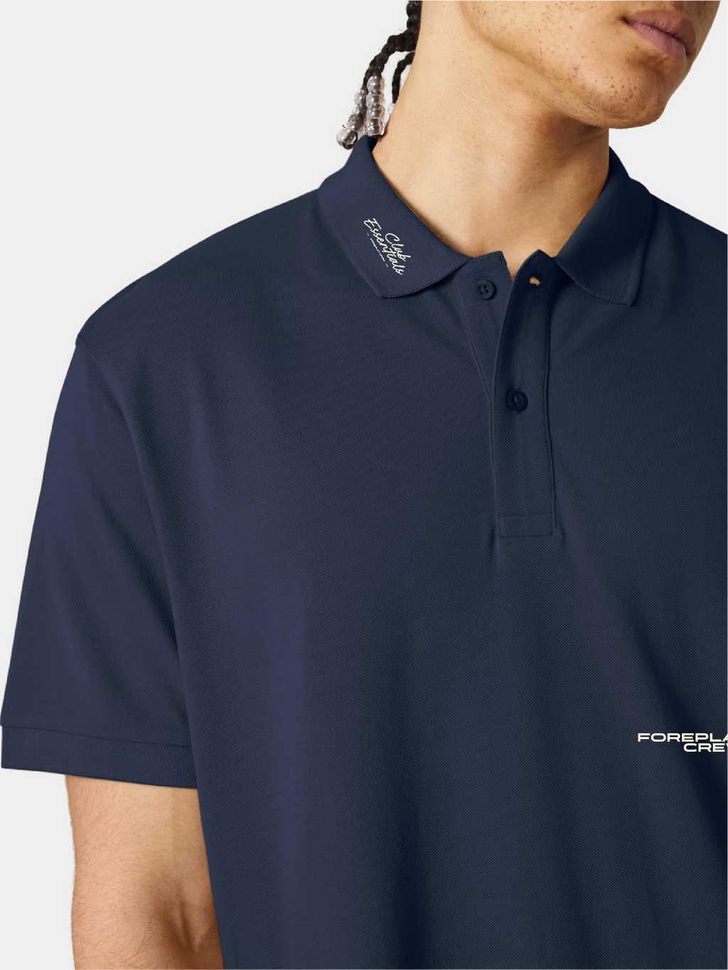 Foreplay Crew | Club Essentials Core Polo | French Navy