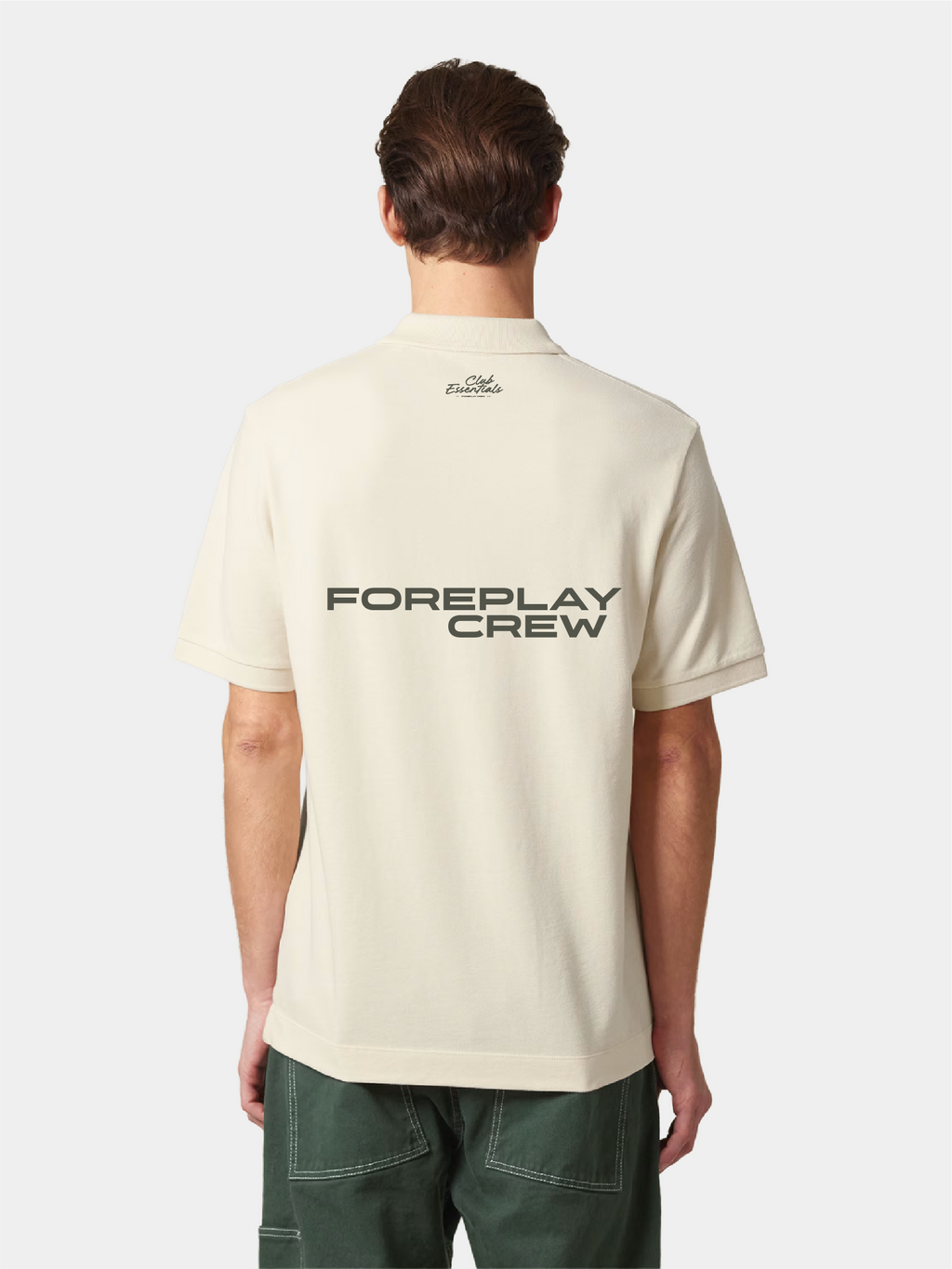 Foreplay Crew | Club Essentials Core Polo | Natural Raw