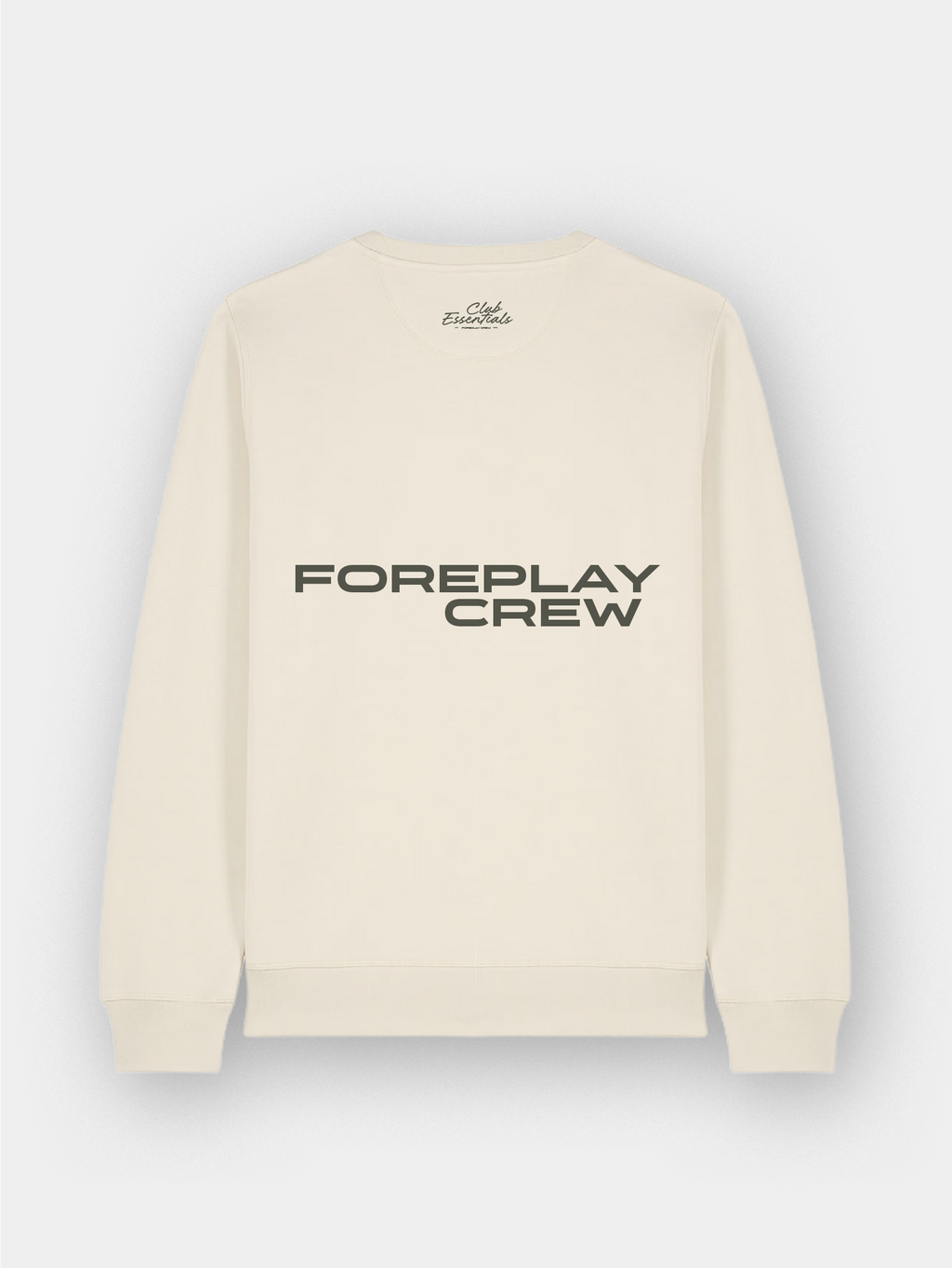 Foreplay Crew | Club Essentials Heritage Crewneck | Natural Raw