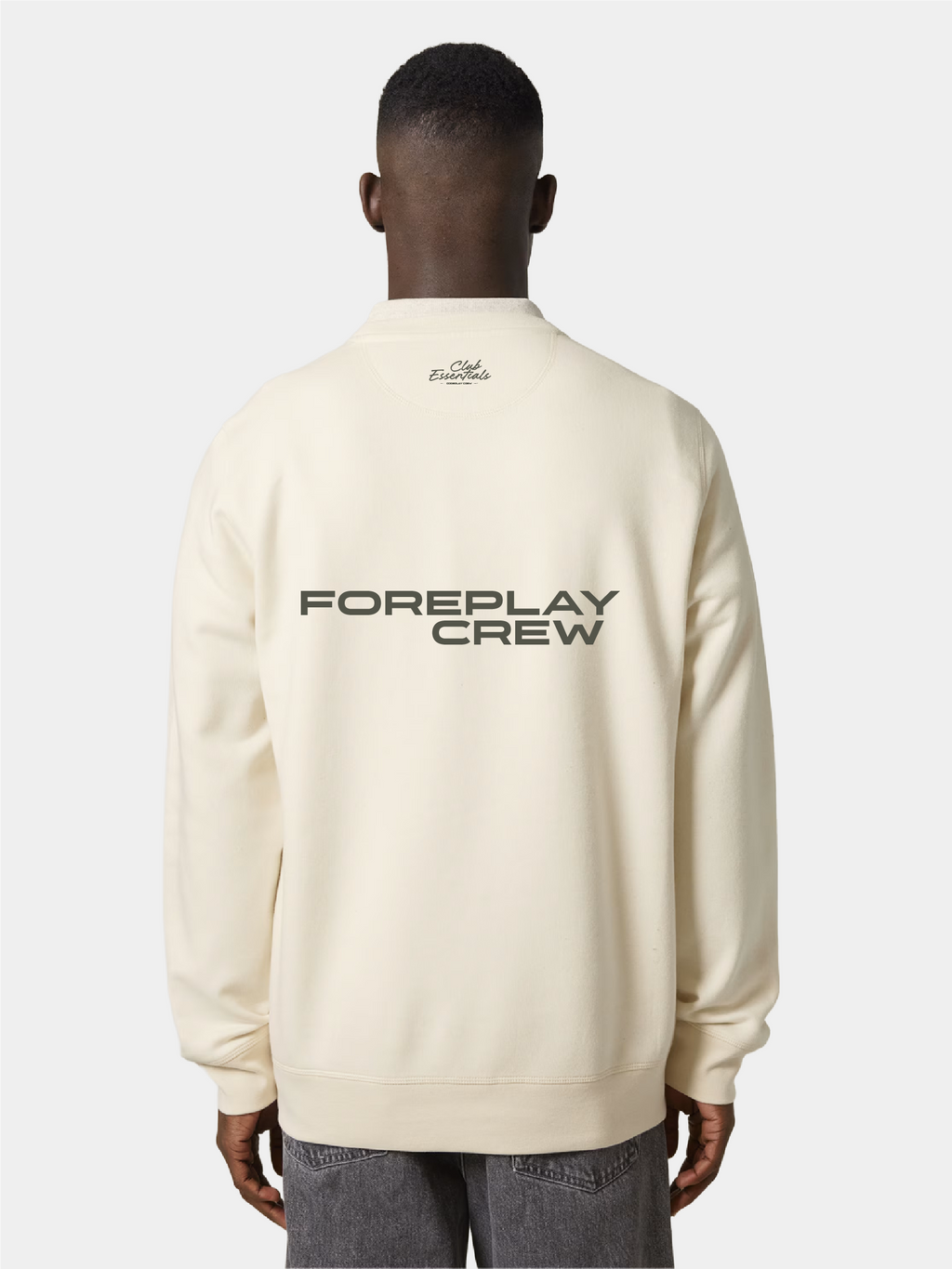 Foreplay Crew | Club Essentials Heritage Crewneck | Natural Raw